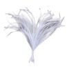 100 Pcs White DIY Jewelry Accessories Feather Handcrafted Earrings Headpiece Material Accessories, 2-5 inch