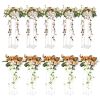 VEVOR 10PCS 23.6inch High Wedding Flower Stand, With Acrylic Laminate,Acrylic Vase Column Geometric Centerpiece Stands