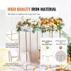 VEVOR 10PCS 31.5inch High Wedding Flower Stand, With Acrylic Laminate,Metal Vase Column Geometric Centerpiece Stands