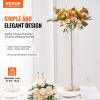 VEVOR 4PCS 35.43inch Tall Crystal Wedding Flowers Stand, Luxurious Centerpieces Flower Vases Crystal Gold Vase Metal