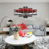 Canvas Wall Art for Living Room Decor-Blue Tree Wall Paintings-Nature Wall Art-Landscape Picture Framed Artwork for Bedroom Home Decoration-5 Panels