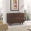 DRESSER CABINET BAR CABINET storge cabinet lockers Real Wood spray paint Retro round handle can be placed in the living room bedroom dining room color