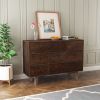 DRESSER CABINET BAR CABINET storge cabinet lockers Real Wood spray paint Retro round handle can be placed in the living room bedroom dining room color