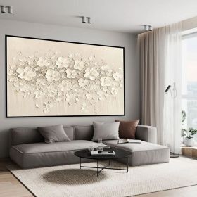 Original Flower Oil Painting On Canvas Large Textured Wall Art Custom Painting Custom Wall Art Floral Painting Modern Art Fancy (Style: 01, size: 60X90cm)