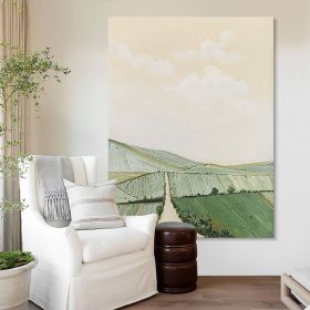 Hand Painted Impressionist Landscape Oil Painting On Canvas Large Abstract Mountain And Clouds Canvas Wall Art Original Nature Wall Art For Living Roo (Style: 01, size: 140x210cm)