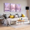 3 Panels Framed Vivid Winter Landscape Canvas Wall Art Decor,3 Pieces Mordern Canvas Decoration Painting for Office,Dining room,Living room